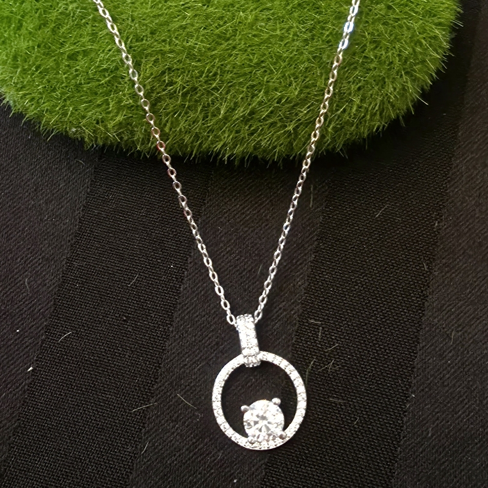 GRA Certified 1 Carat Moissanite Surrounded By a Halo
